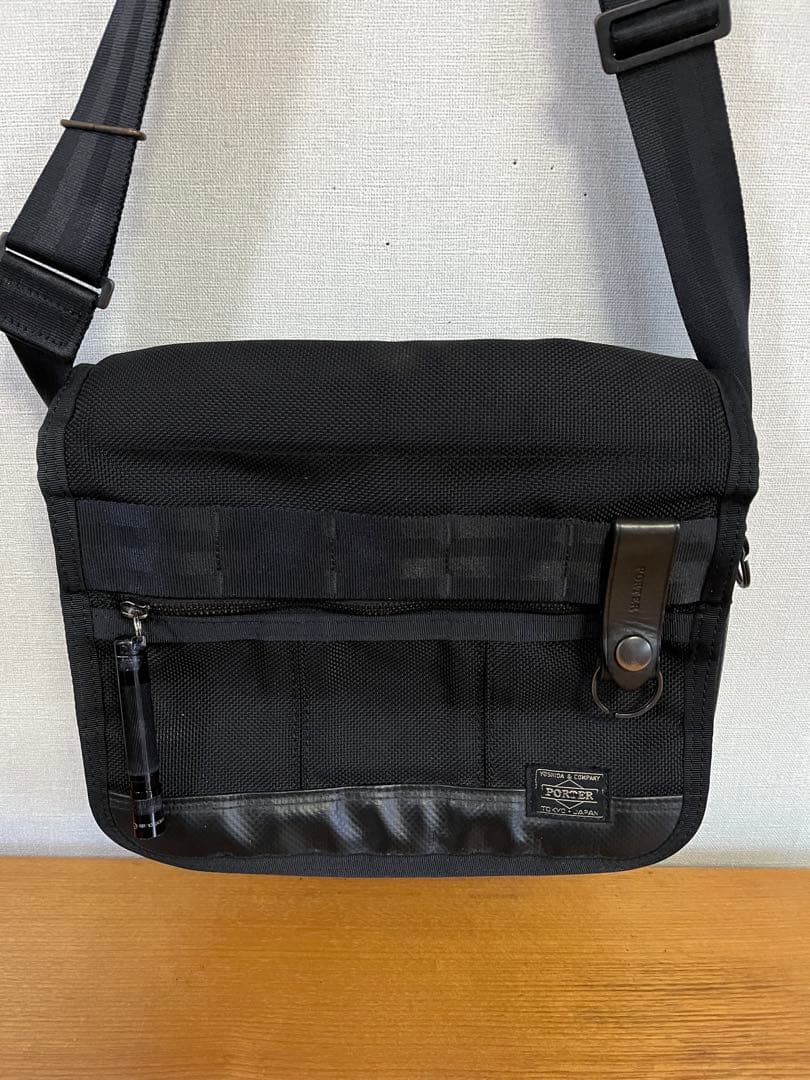 porter ポーター　ヒート　メッセンジャーバッグ ブラック