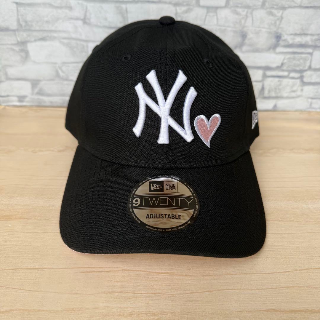 ニューエラ NY　ヤンキース　ブラック　ハート 新品　New Era　キャップ