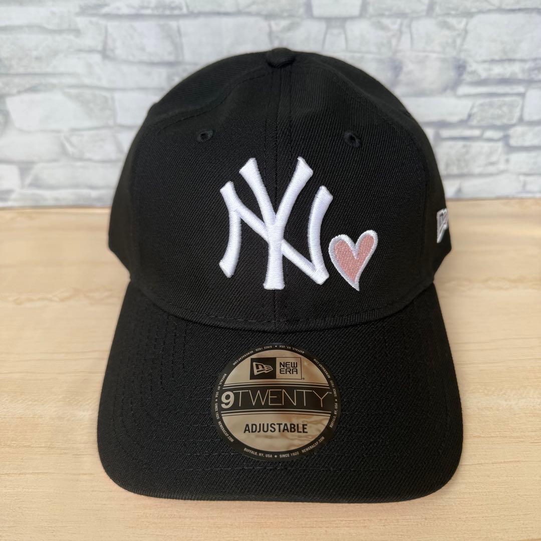 ニューエラ NY　ヤンキース　ブラック　ハート 新品　New Era　キャップ