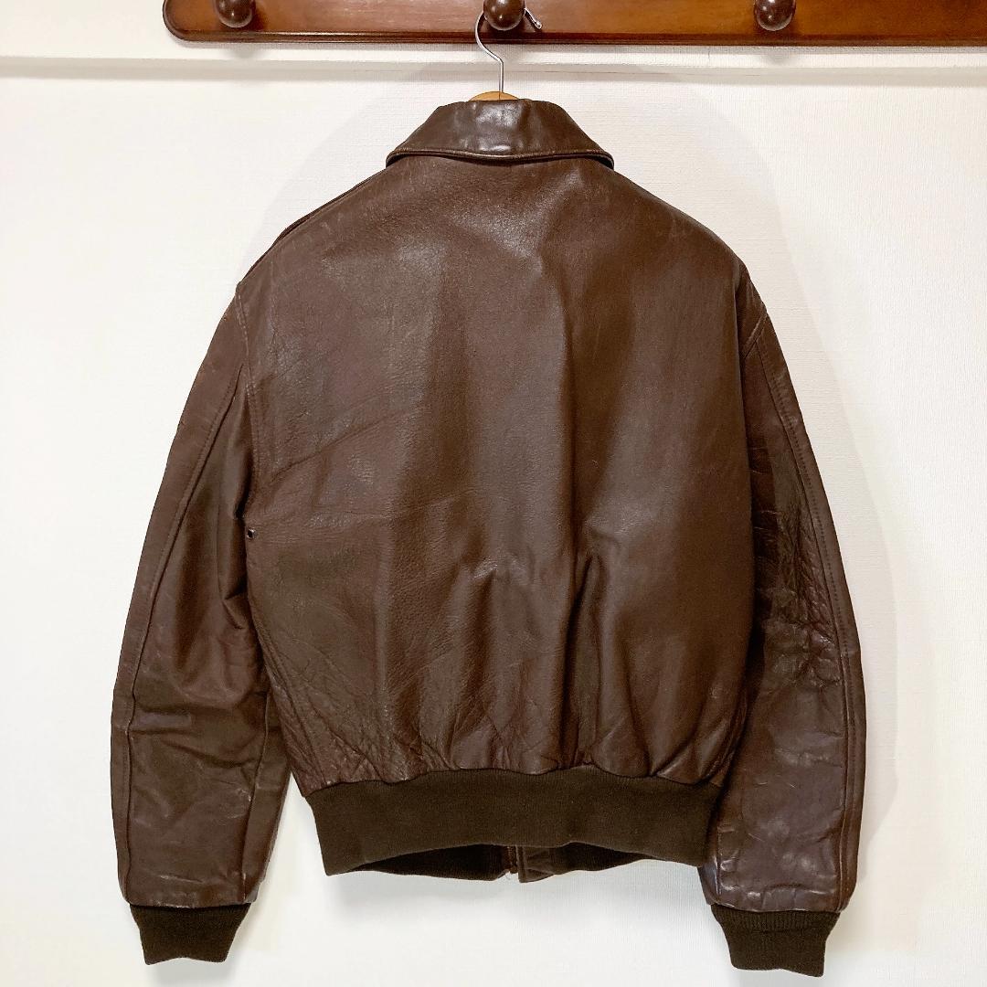 AVIREX A-2 フライトジャケット 馬革 ホースハイド ブラウン 36