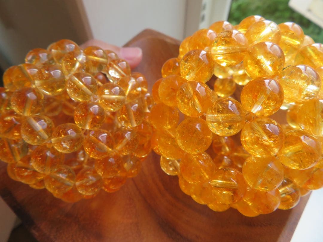 シトリン 10mm玉 12mm玉 フラーレン 深空fullerene