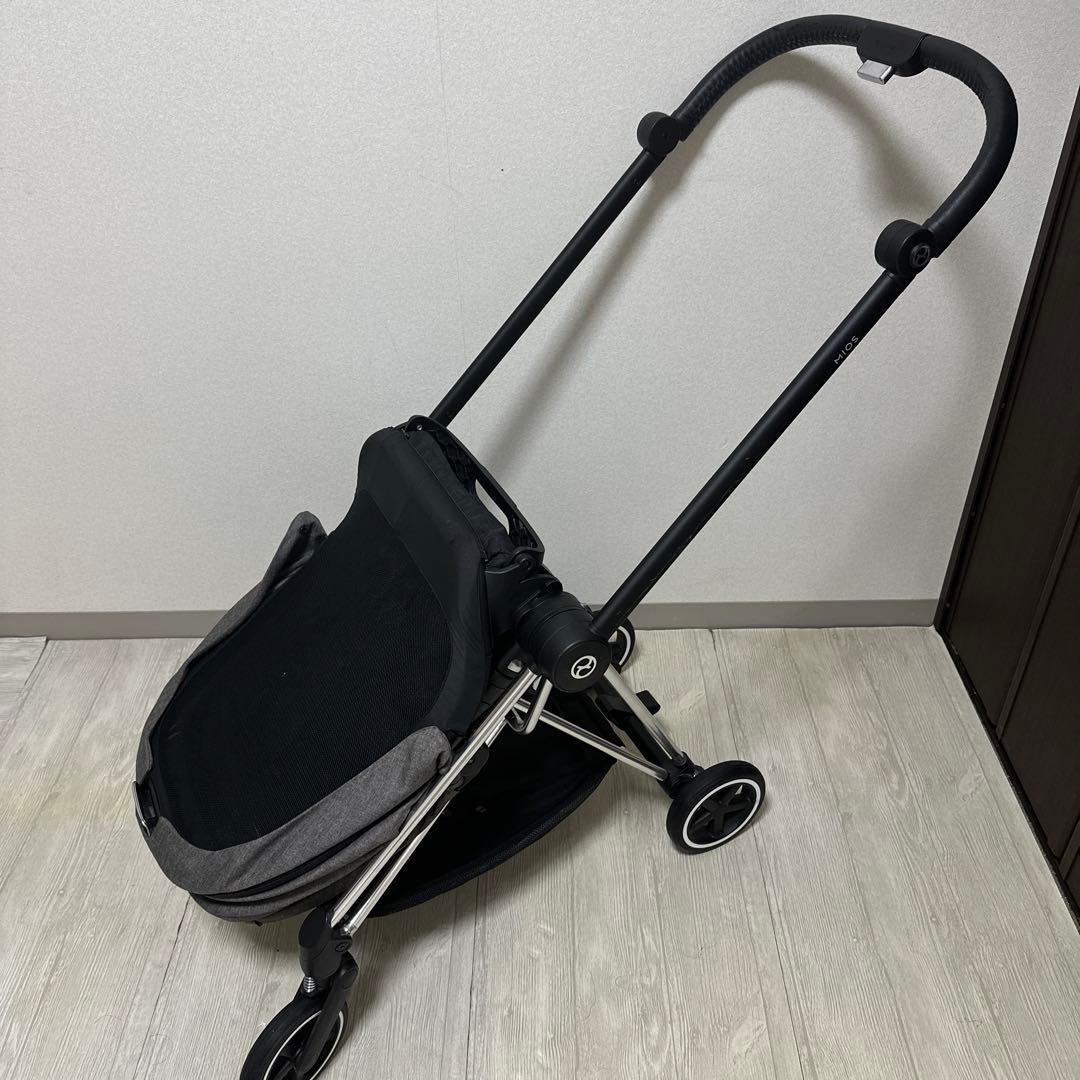 【値下げ】サイベックス　ミオス　ベビーカー　cybex mios AB型　グレー