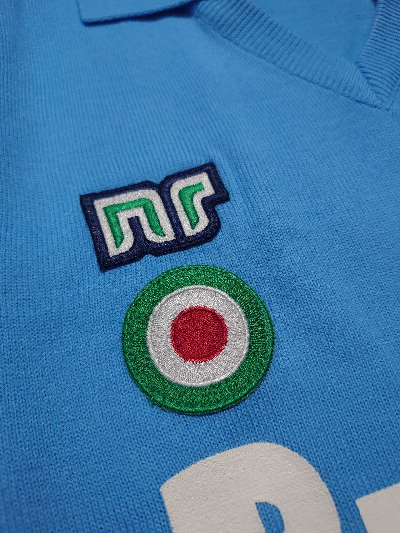 87/88 ナポリ ホーム 半袖 10 マラドーナ 復刻ユニフォーム