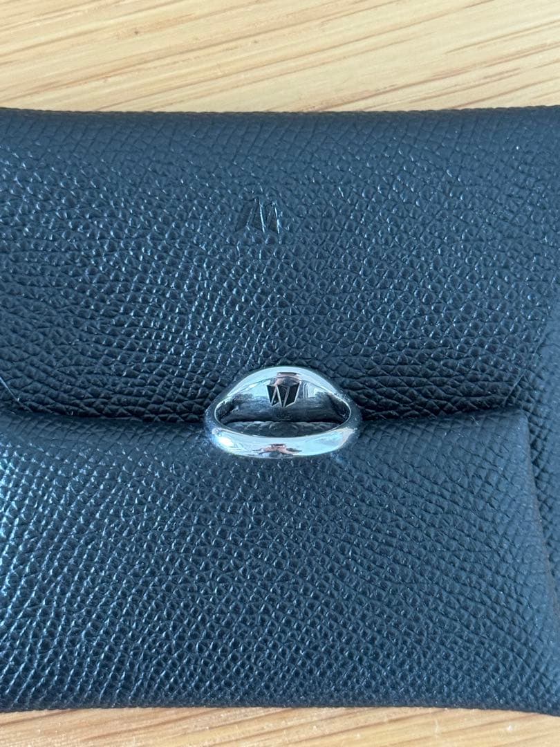 OVY w double oval pinkie ring 12号