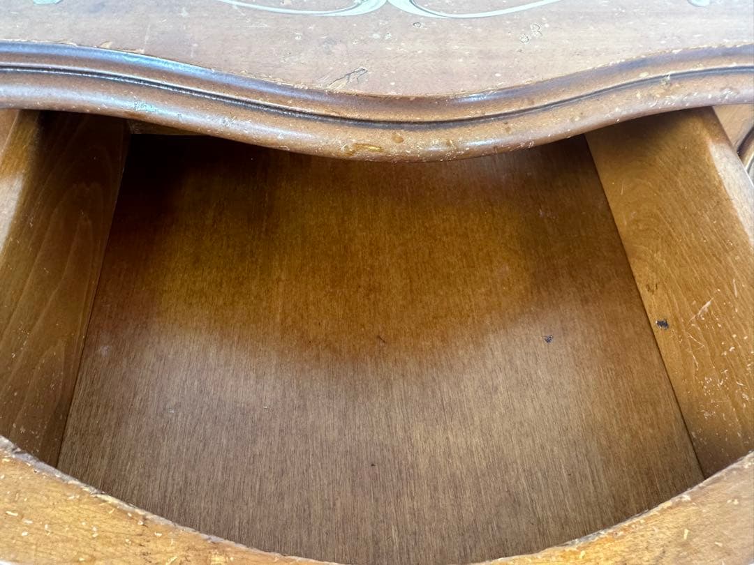 イタリア製 ナイトテーブル ロココ調 コンソール 管理No.※i4※