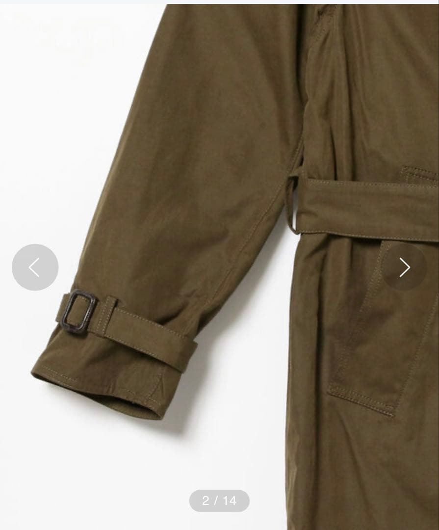 Barbour バブアー WHITLEY トレンチコート ピーチドコットン 38