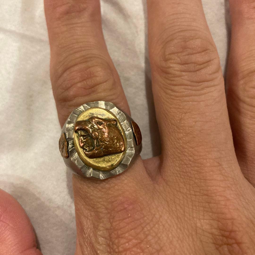 ビンテージ　メキシカン バイカー リング