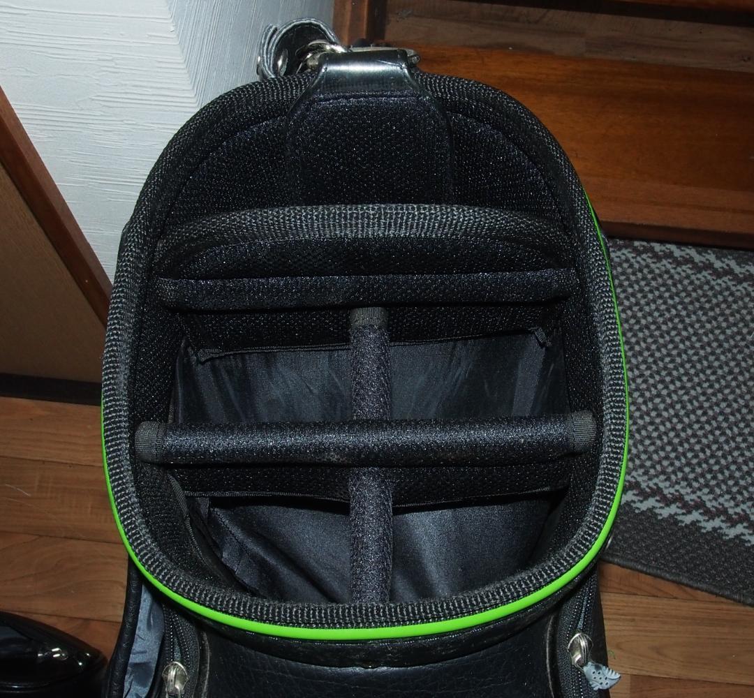 石川遼プロ使用モデル キャロウェイ 合成皮革 3点式 プロモデル キャディバッグ