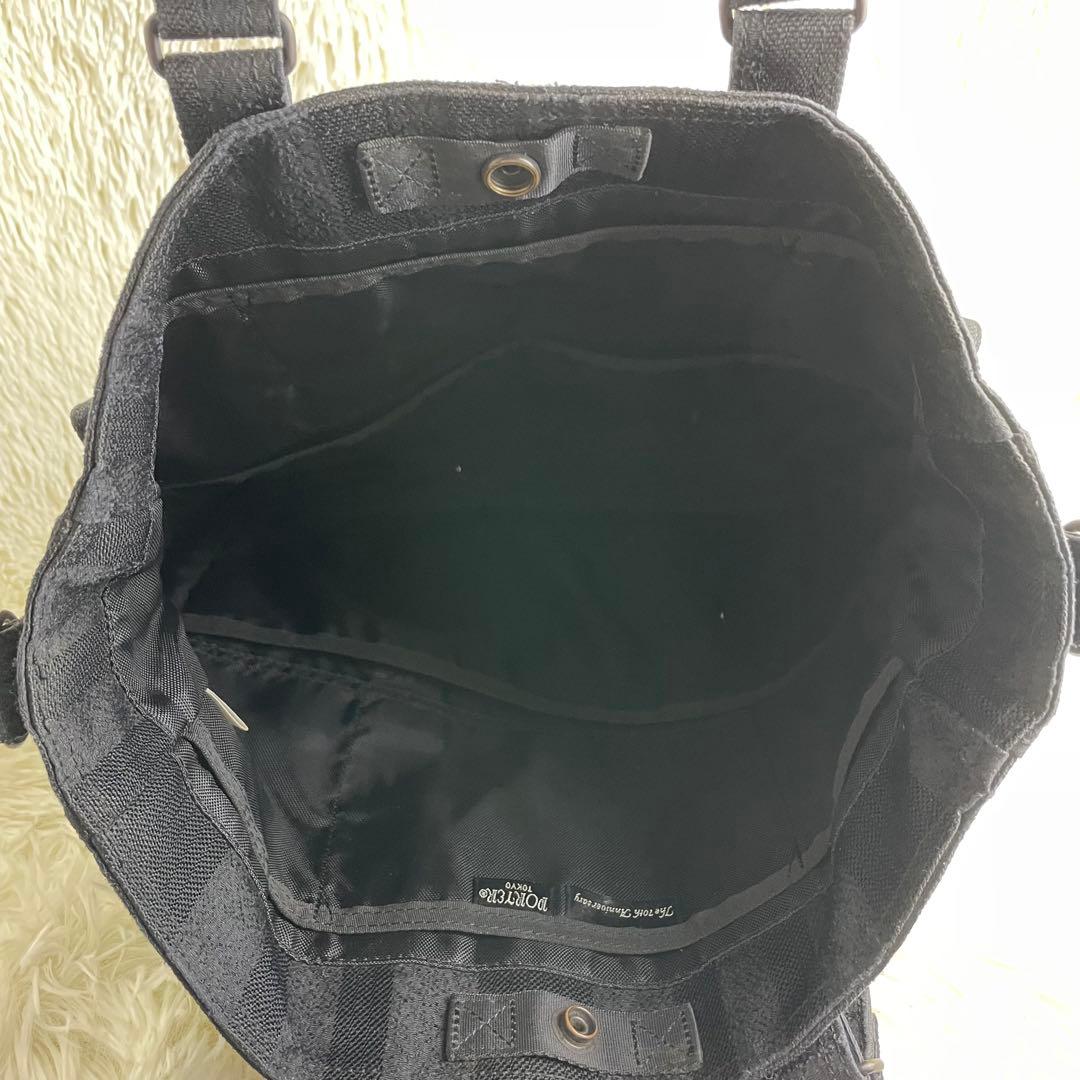PORTER ポーター タンゴ 2way トートバッグ A4収納 黒 70周年