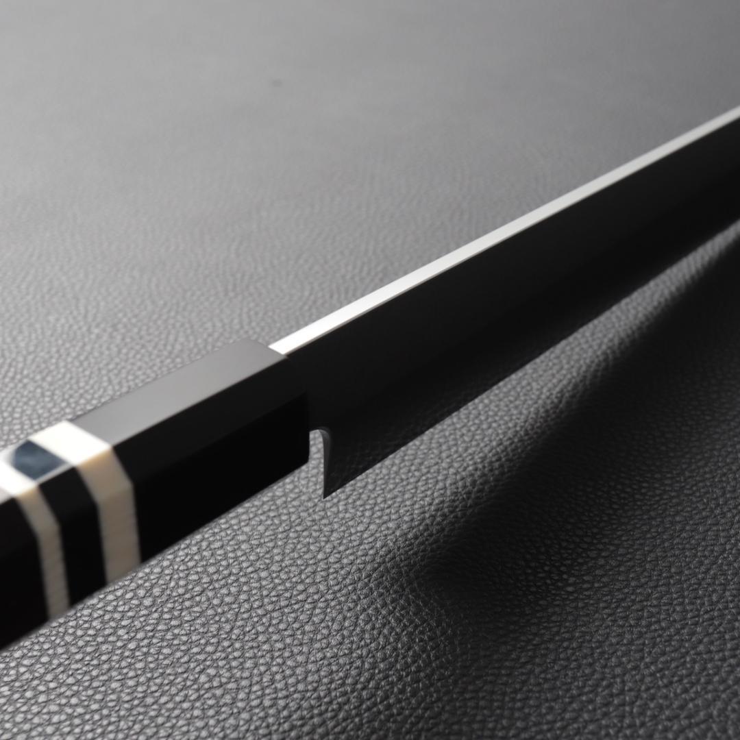 9630marlboro-1188ダマスカス切付包丁尺海流紋黒檀水牛八角柄