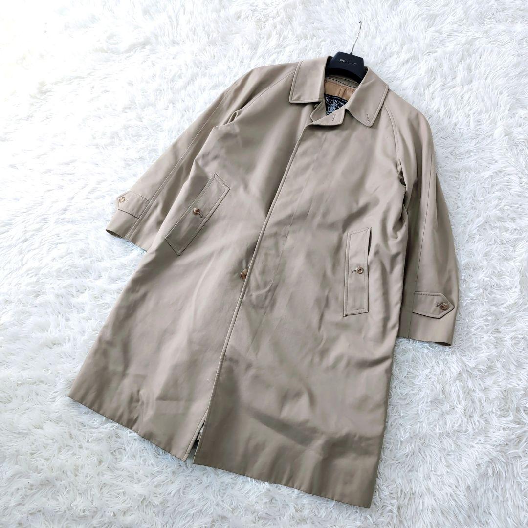 【ライナー】Burberry's　ノバチェック　ステンカラーコート　ベージュ　M