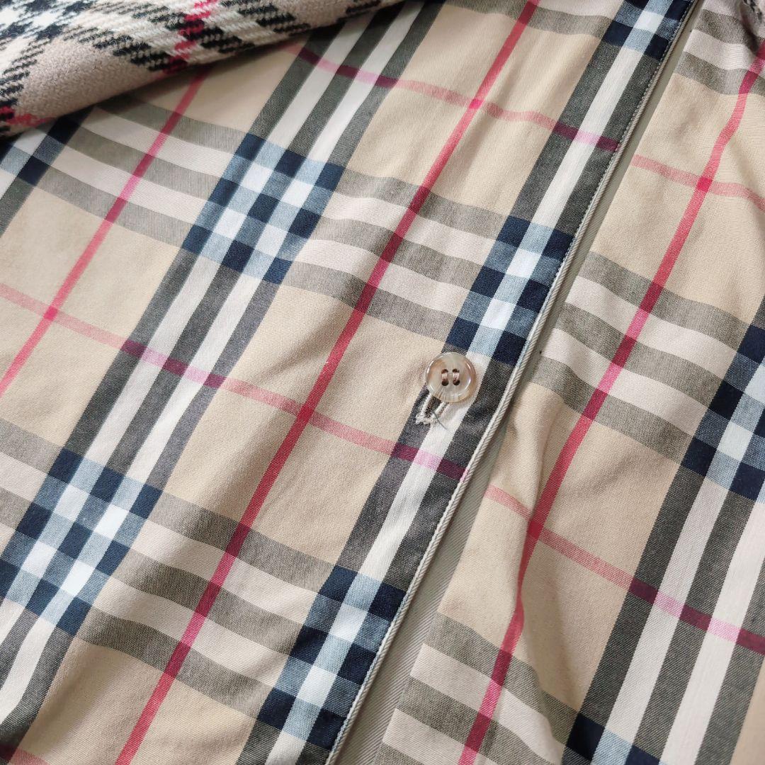 【ライナー】Burberry's　ノバチェック　ステンカラーコート　ベージュ　M