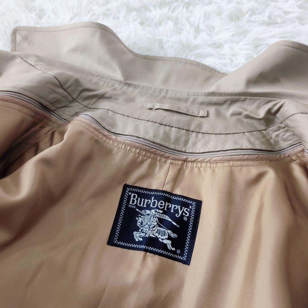 【ライナー】Burberry's　ノバチェック　ステンカラーコート　ベージュ　M