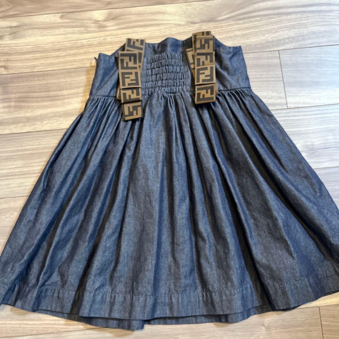 FENDI Kids FFモチーフ キャミワンピース ジャンパースカート