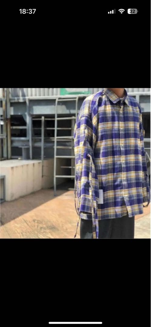 トップス SYU.HOMME/FEMM super arm shirt 2019ss