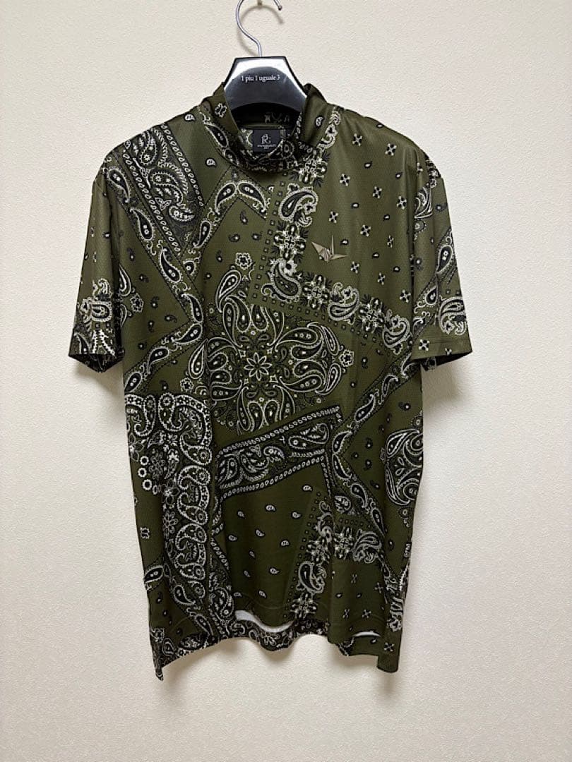 新品1PIU1UGUALE3 GOLF24SSバンダナモックネックセットアップⅥ