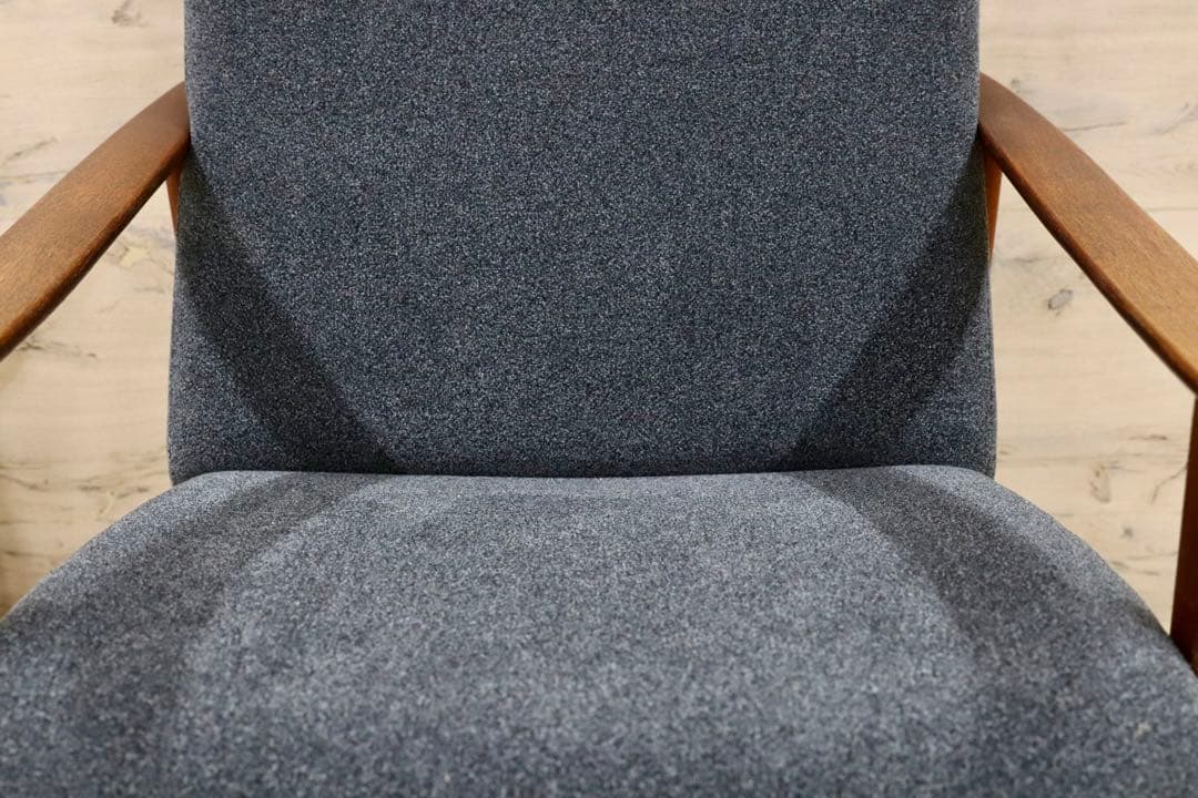 GMFK822B○北欧スタイル ヴィンテージ イージーチェア アームソファ チー