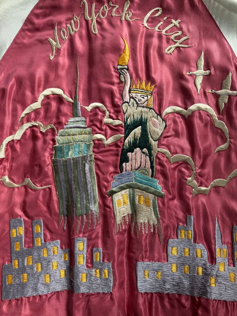 テーラー東洋 リバーシブル スカジャン 2009 虎刺繍 ニューヨークシティ