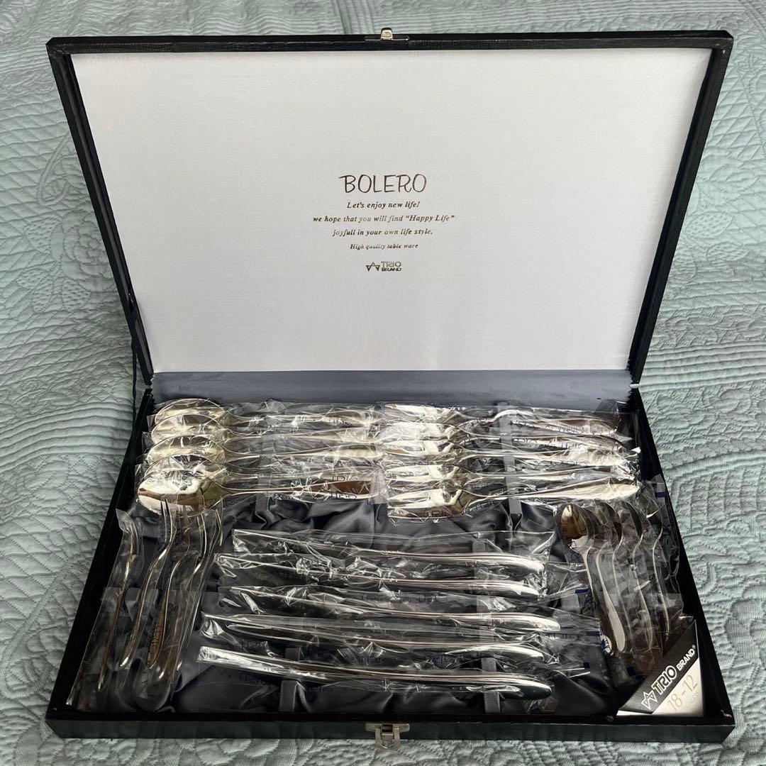 新品未使用！TRIO BRAND 18-12 ボレロ カトラリーセット 25本