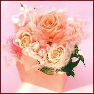 プリザーブドフラワーアレンジメント　 ハート ギフト