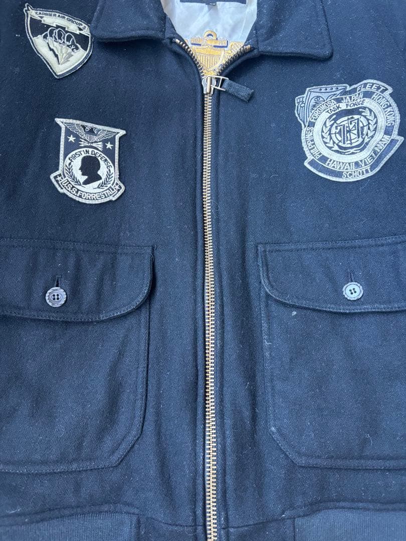 あ*こ様 【希少】SCHOTT G-1 ボンバージャケット ウール アメリカ海軍