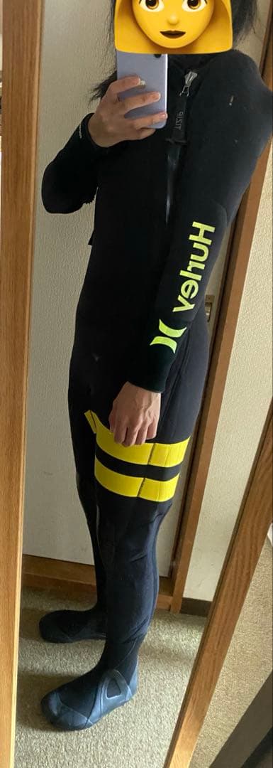Hurley 特注 オーダー フルスーツ ウェットスーツ 裏起毛 美品 使用2回