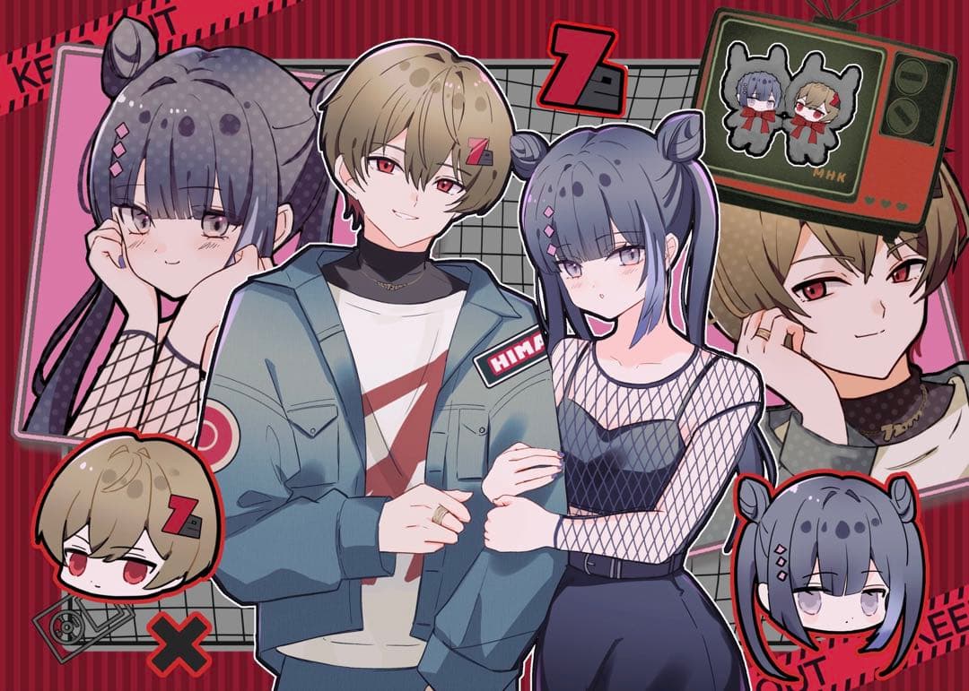 ちゃくまさま　イラストオーダー　夢絵　色紙