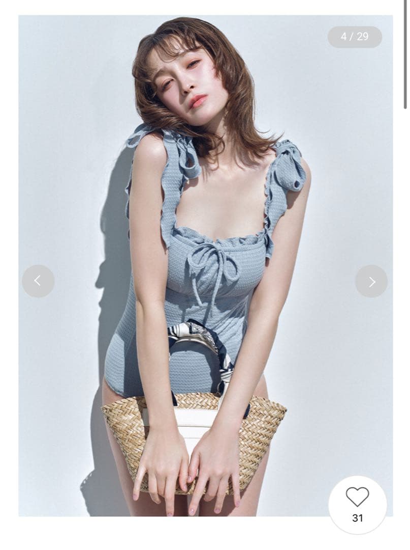 新品タグ付リリーブラウンワンピース水着スイムウェアスナイデルビキニデート完売品