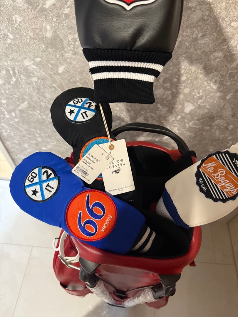 激レア　イエローロブスターキャディーバック