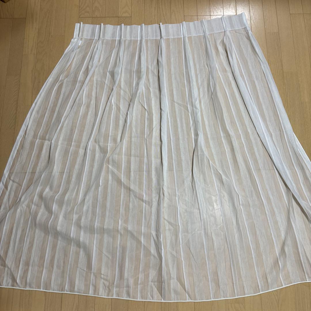 川島織物セルコン レースカーテン 幅200cm x丈150cm両開き