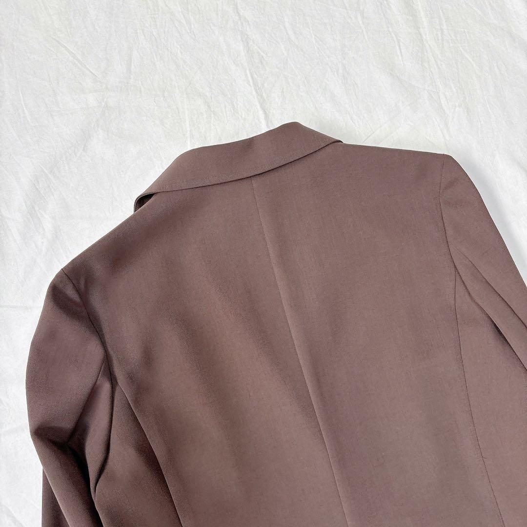 AOKI 2wayストレッチ トロピカルジャケット パンツ 茶 セットアップ 9