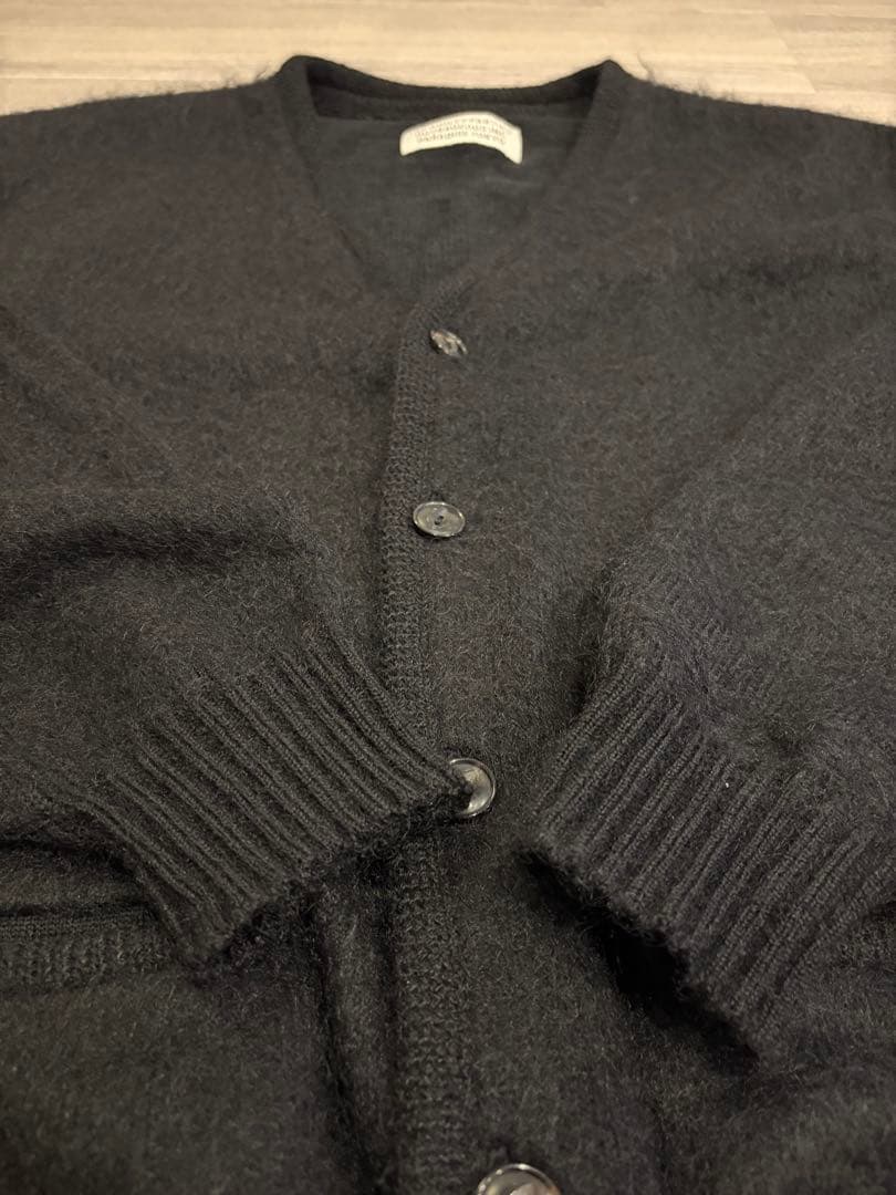 ワコマリア wackomaria モヘヤ カーディガン　黒