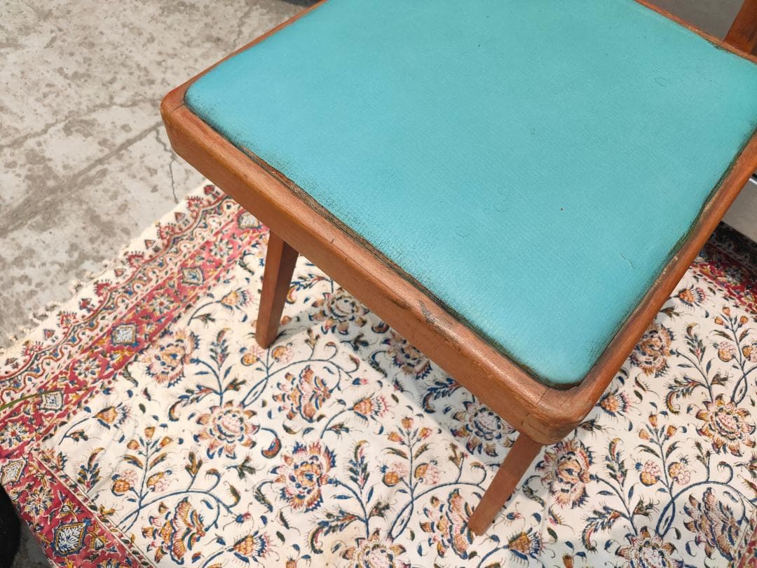 (ベリーさん専用) マルニ☆デルタチェア②☆ビンテージ☆レトロ ターコイズ