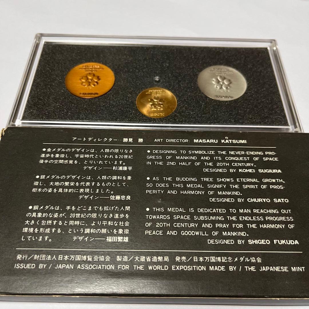 【希少】EXPO70 日本万博博覧会 記念メダル（金・銀・銅）