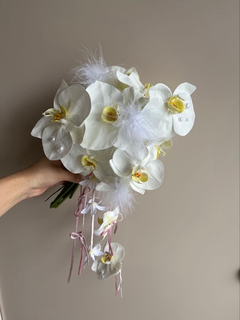 ウェディングブーケ　ブートニア　セット