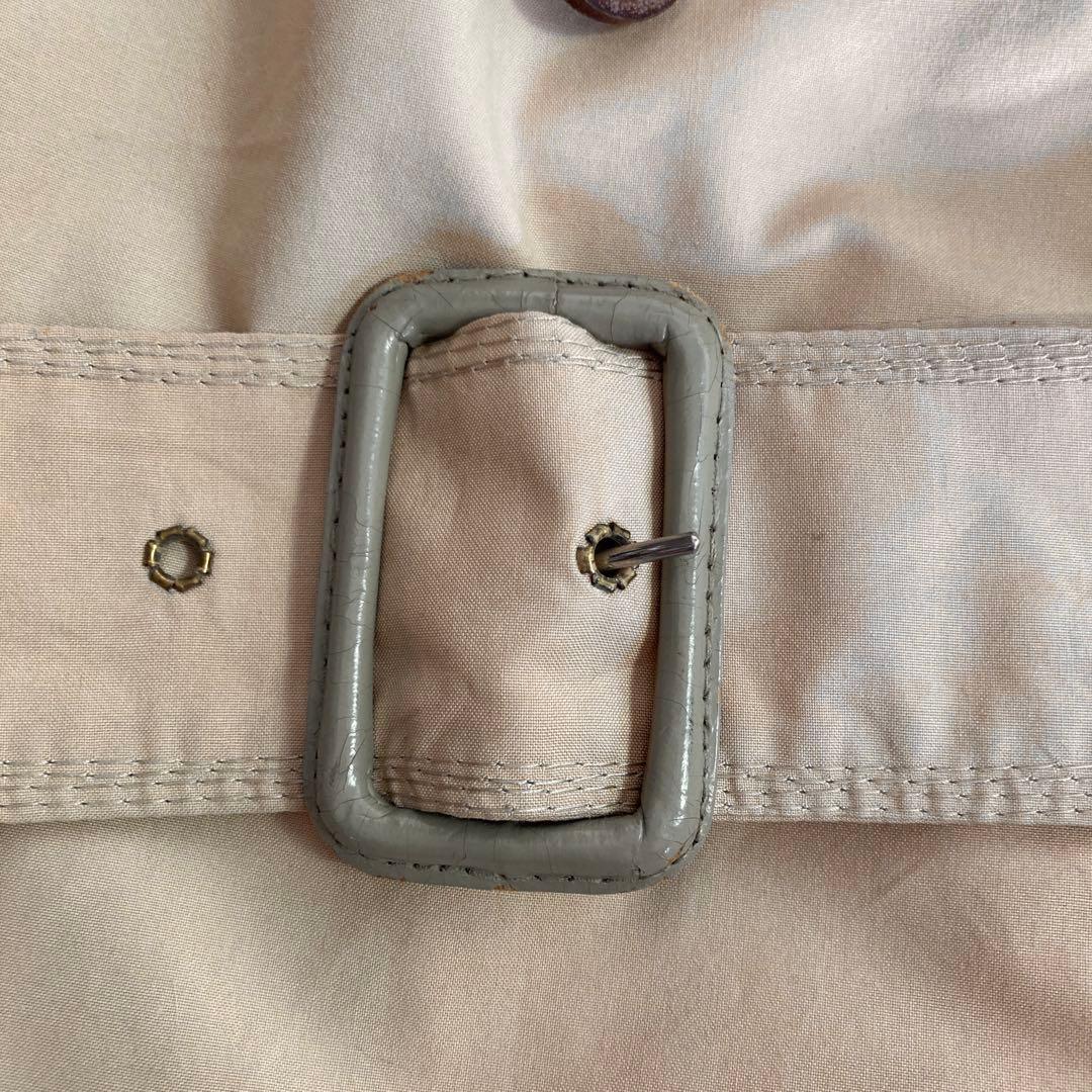 CELINE ヴィンテージ トレンチコート ダブル ベルト L ベージュ 馬車柄