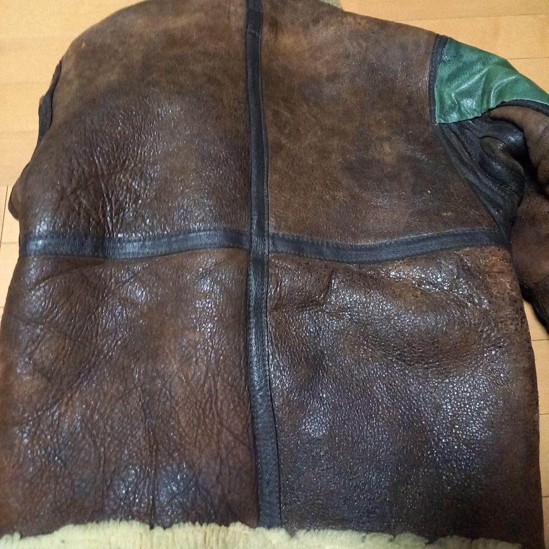 【ジャンク】schott ムートン ライダース 36