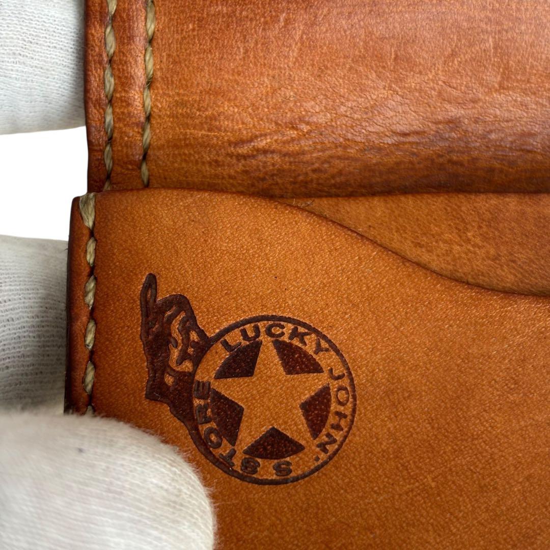 美品✨　配色◎ LUCKY JOHN ラッキージョン　ケース　カード　ラグ