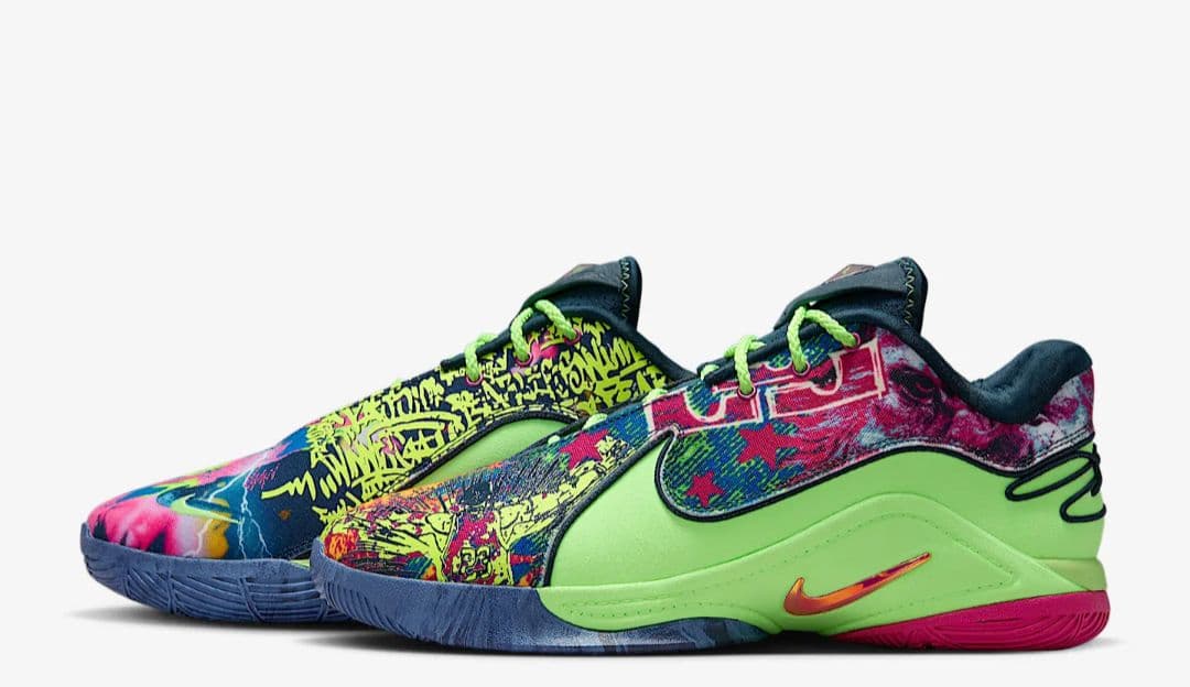 NIKEレブロン22 EP バスケシューズ ネオンカラー新品未使用箱付き26cm