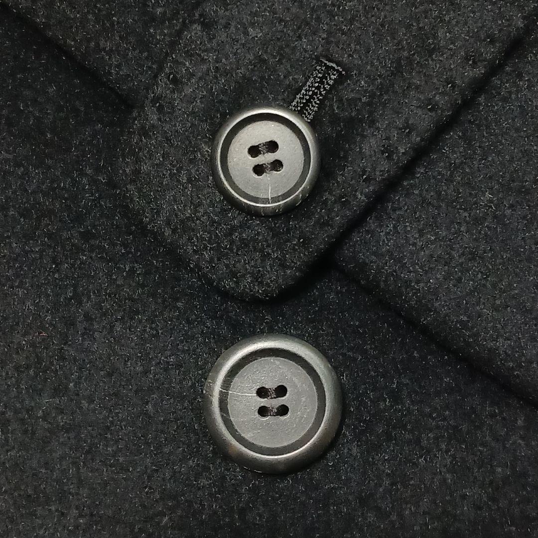 ✨極美品✨サンヨー　エクセレント　カシミヤ ステンカラーコート　黒　A5