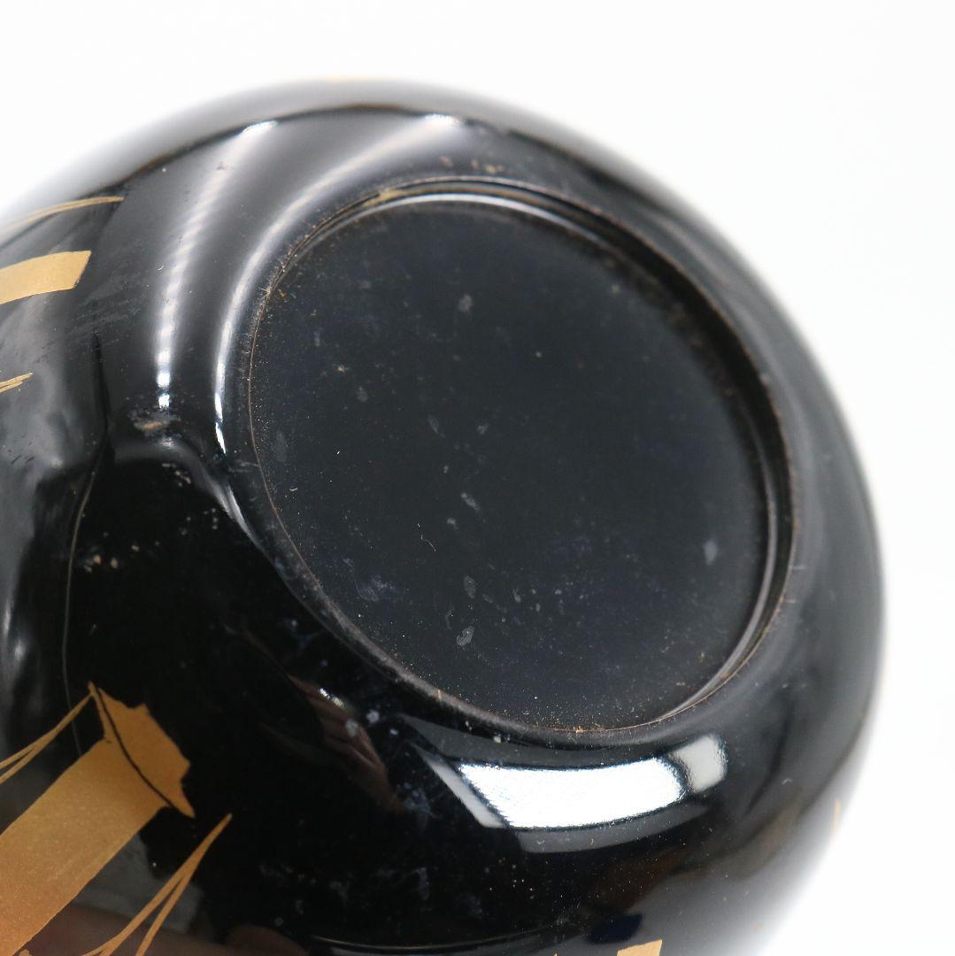 吉田祥雲作 総竹林蒔絵 大棗 茶道具 共箱　V925　N7