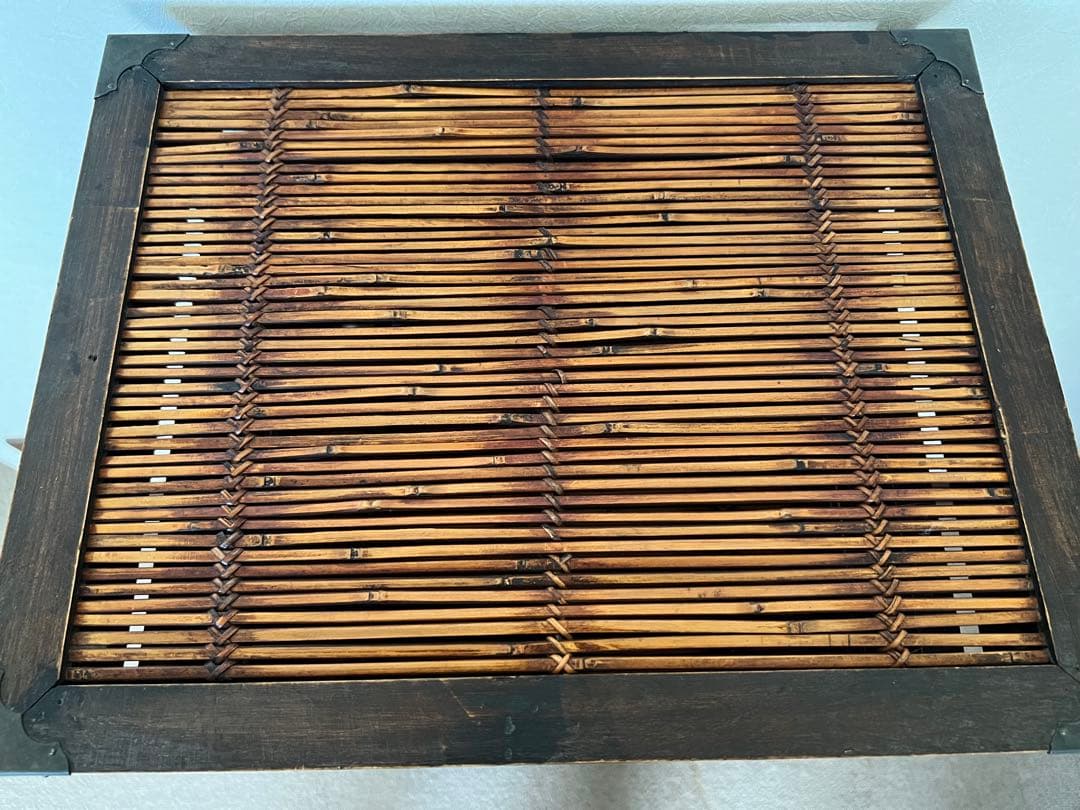 アジアン 竹 木製 チェスト 引き出し4段 ダークブラウン バリ インドネシア