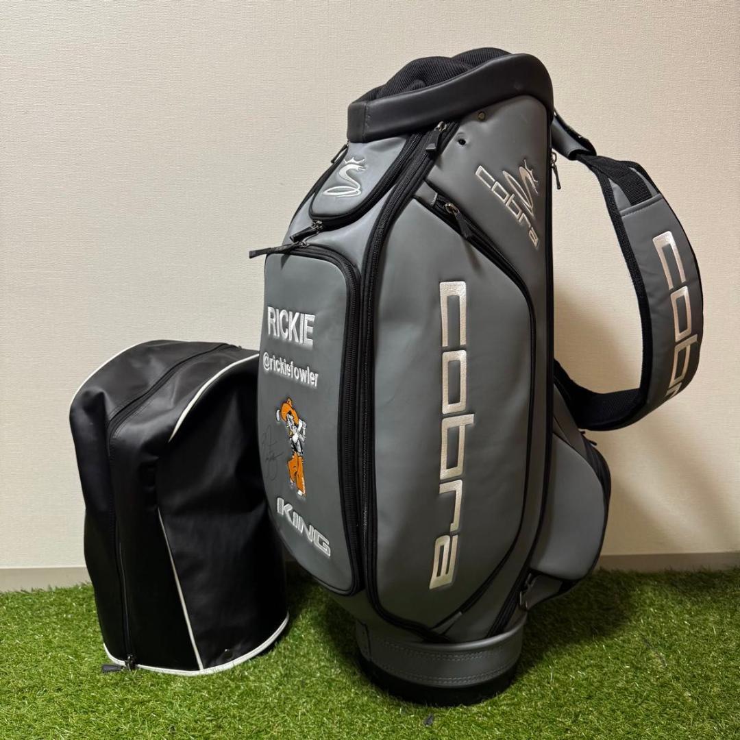 希少 COBRA コブラ キャディバッグ リッキーファウラー サイン
