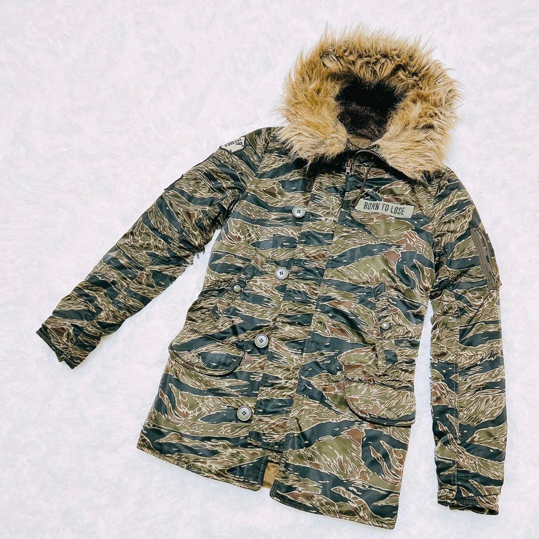 ✨極美品✨ ヒステリックグラマー カモフラ 迷彩 プリマロフト N-3B