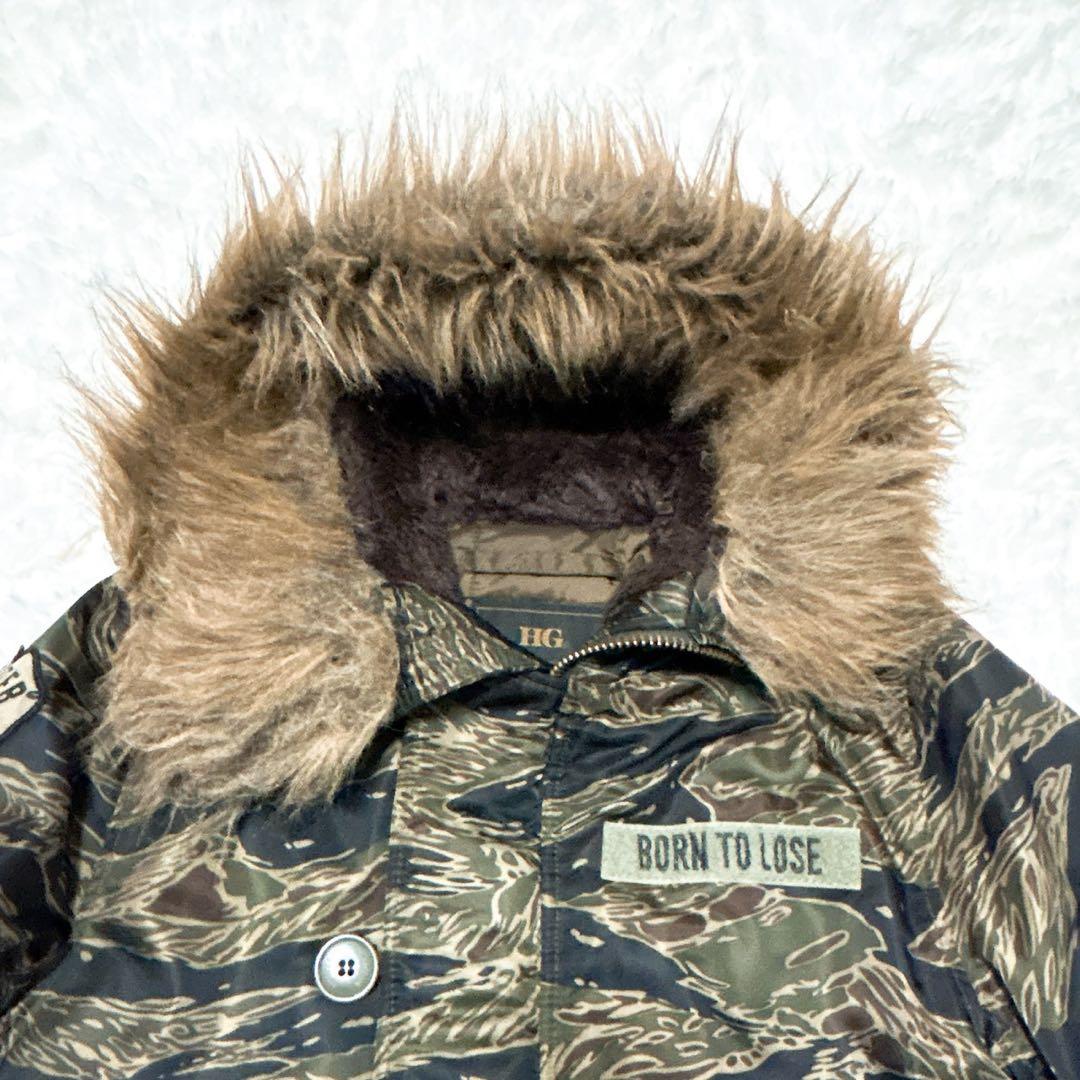 ✨極美品✨ ヒステリックグラマー カモフラ 迷彩 プリマロフト N-3B