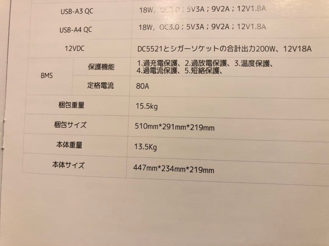 ポータブル電源 1024WH 2024年購入 AC1600W ほぼ新品 ポタ電