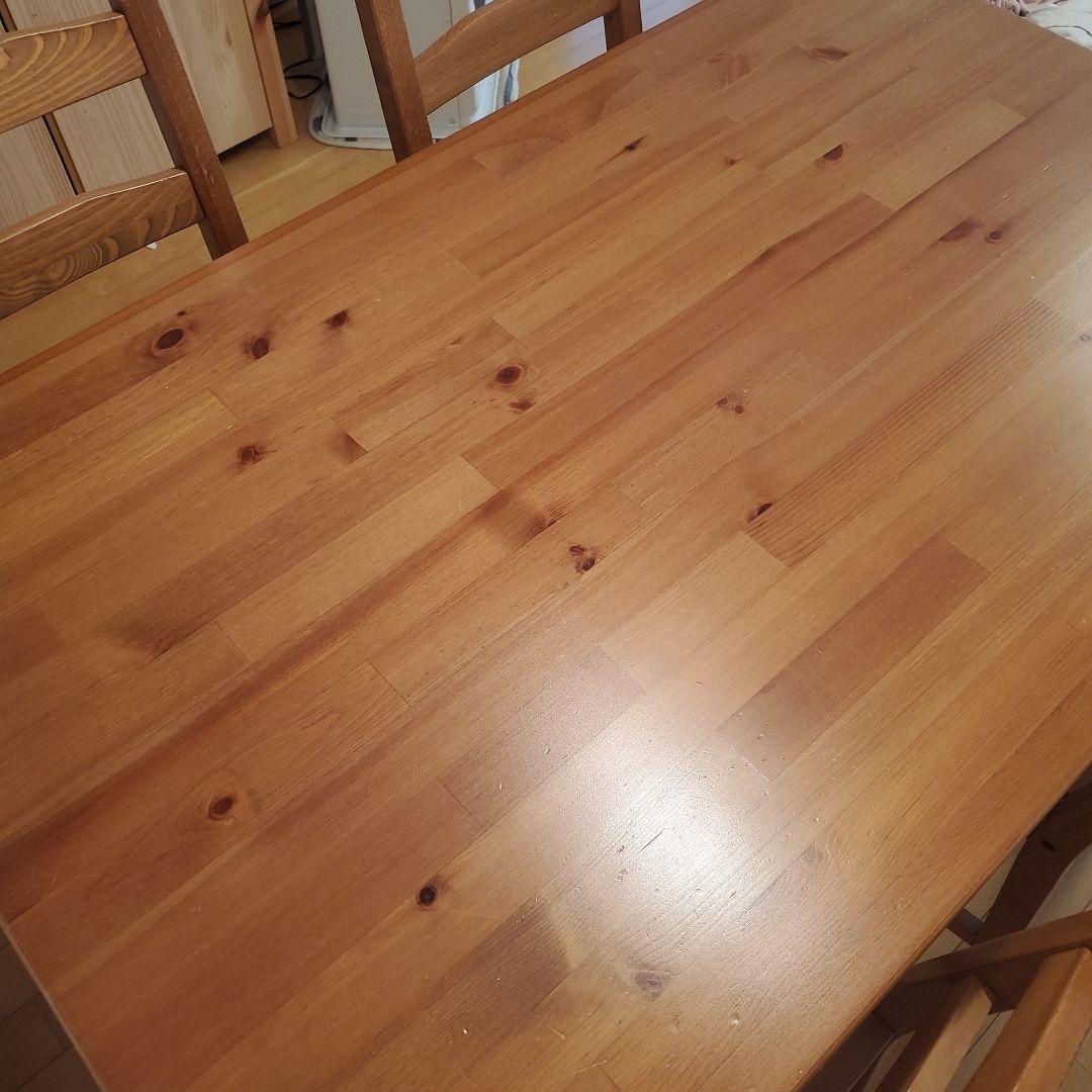 【引取り限定】　IKEA ヨックモック　テーブル&チェア　セット