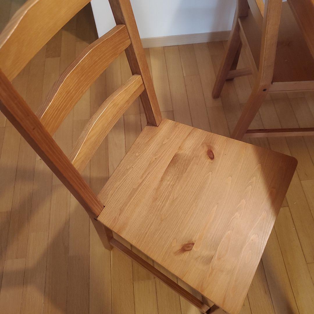 【引取り限定】　IKEA ヨックモック　テーブル&チェア　セット