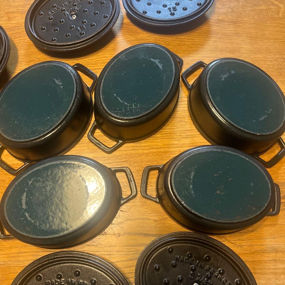 STAUB LA COCOTTE 5個セット　ラウンド　15センチ　バラ売りOK