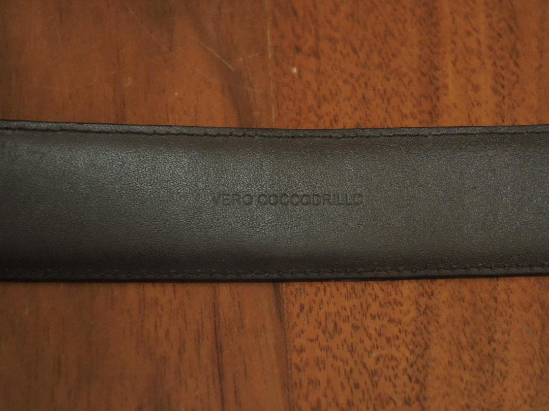 美品　4万円　CESARE PACIOTTI　最高位　リアルクロコレザー　90㎝